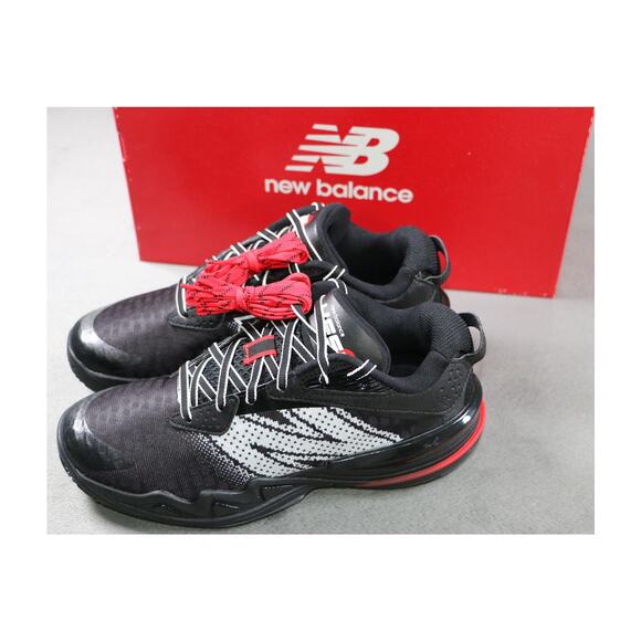 New Balance Hesi Low V2 Mens 6.5 Wide 2E Basketball Shoes Black White BBHSLAT2 main image 9